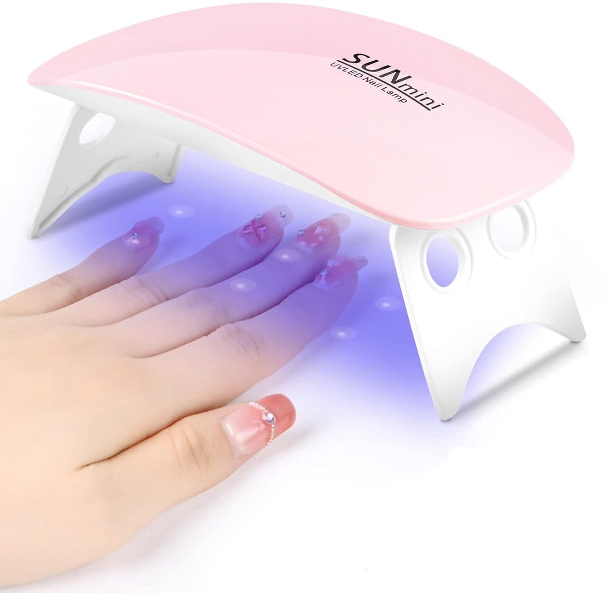Daity 1 Pack - Mini UV/LED nageldroger - 6W USB draagbare gelnagellak uithardingslamp - 60 seconden/120 seconden nagelgereedschap