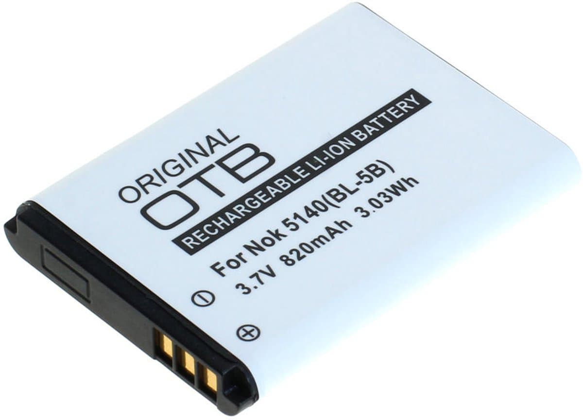 Batterij voor NOKIA 5140/6020/7260/5320 (BL-5B) 820mAh 3.7V Li-Ion