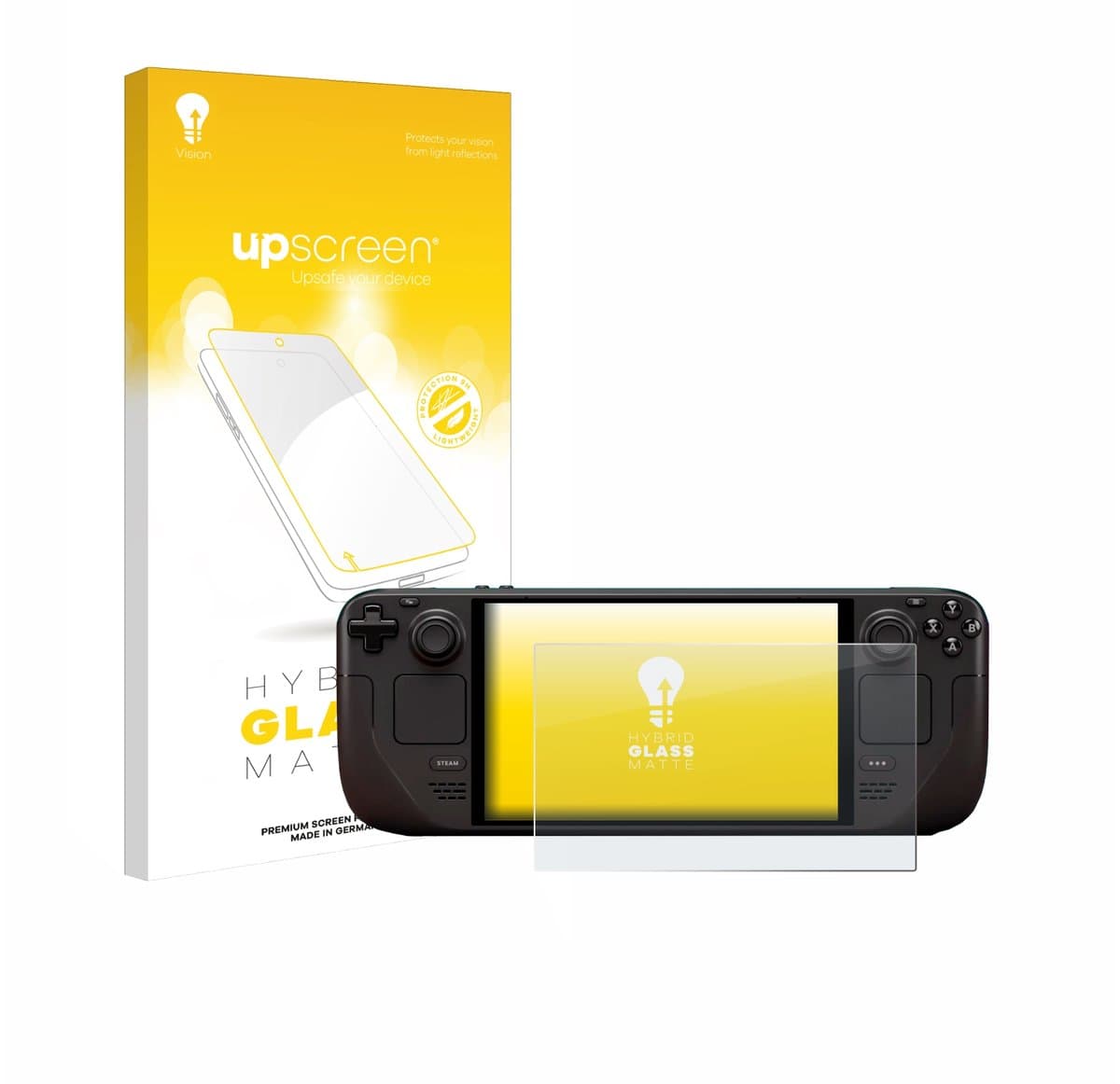 upscreen - Screenprotector voor Valve Steam Deck OLED - Folie Beschermfolie Beschermglas matte