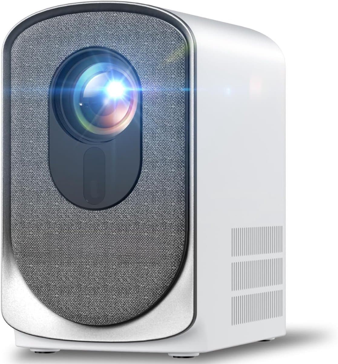 Zyrex® Draagbare beamer - Beamer - Projector - Mini Beamer - Zilver - ‎16cm x 16cm x 10cm