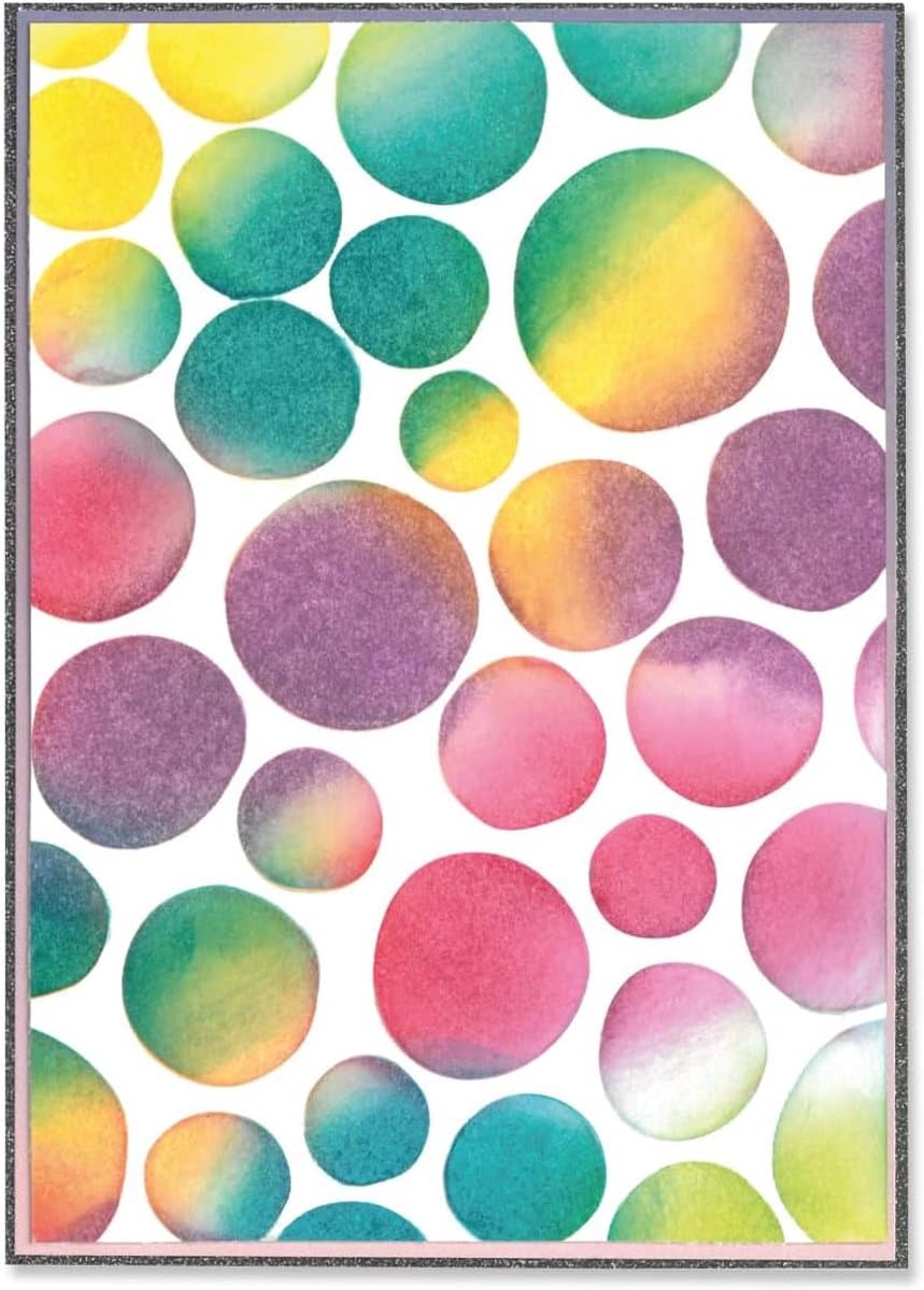 A5 Stencil Set (1 stuk) - Cosmopolitan en Ecliptic Ontwerpen voor Knutselprojecten