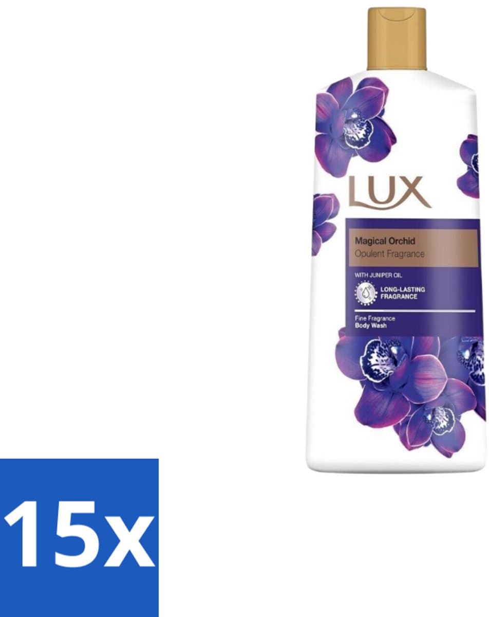 Lux – Body Wash – Magical Orchid & Juniper Oil – 600 ml - Bulkverpakking - 15 stuks