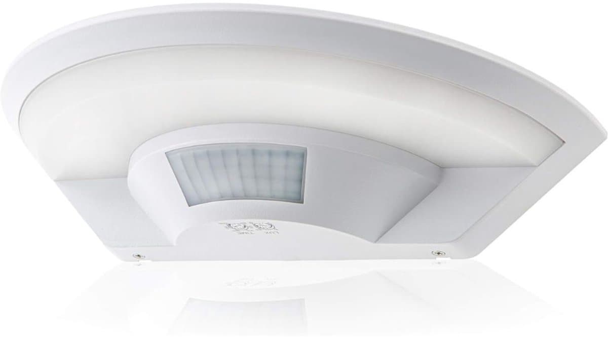 "GTB® Buitenlamp Dag Nacht Sensor - Buitenlamp met Bewegingssensor - Buitenlamp - Wit - 27cm x 14cm x 7cm