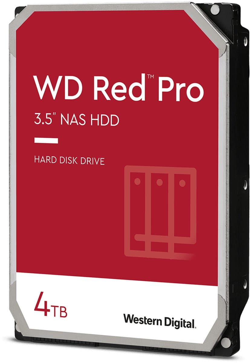 Western Digital Red Pro - Interne Harde Schijf - NAS HDD - 256MB Cache - 4 TB