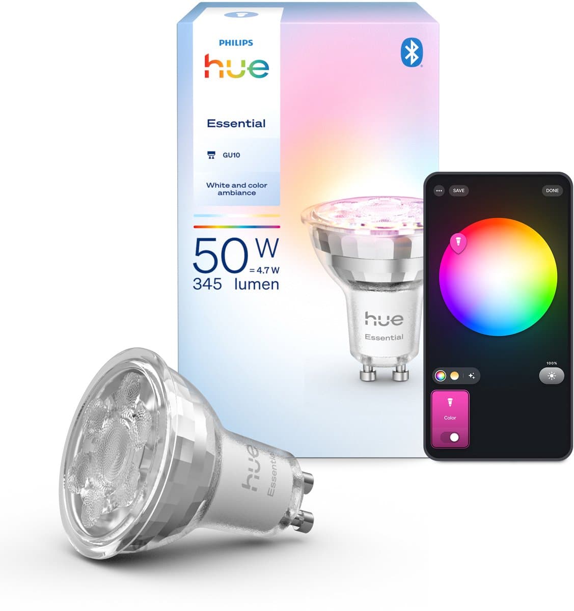 Philips Hue Essential White and Color GU10