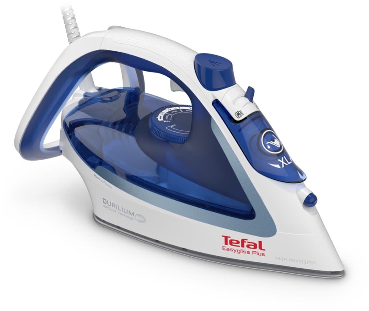 Tefal EasyGliss Plus FV5715 - Stoomstrijkijzer - 45 g/min Stoomafgifte - 190 g/min Stoomboost - Anti-Kalk - Snel Opwarmen - 2400W