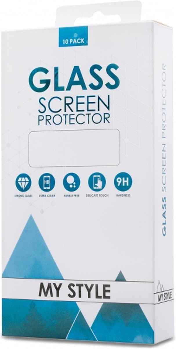 My Style Gehard Glas Ultra-Clear Screenprotector voor Samsung Galaxy A7 (2018) 10-Pack