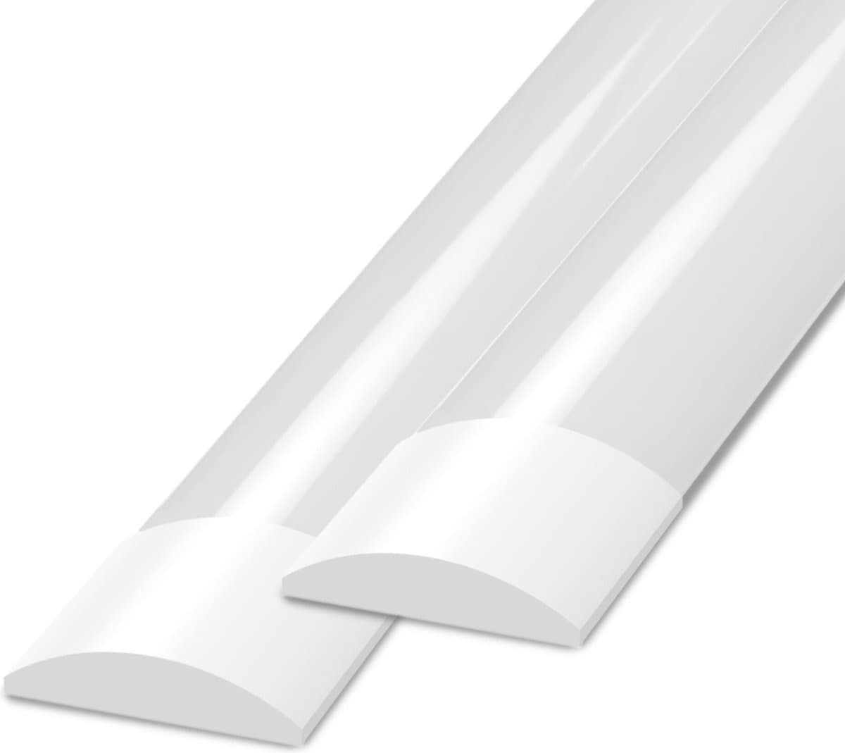 Ledvion - 2X LED Batten 150cm (40W, 6500K, 6000 lumen), Geïntegreerde LED, Daglicht Wit, Helder Licht, Plafonddlamp