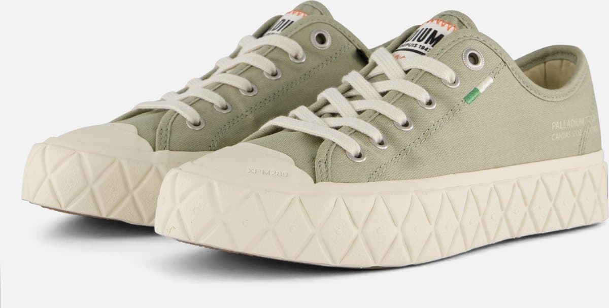 Palladium Palla Ace Low Sneakers grijs Canvas - Dames - Maat 42
