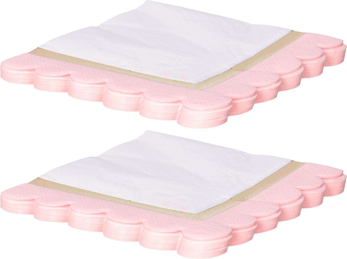 Givi Italia Feestservetten - 32x - baby shower - 3 laags - 33 x 33 cm - geboorte