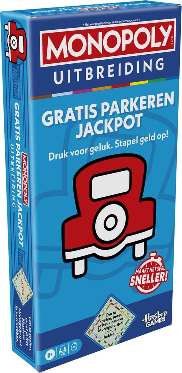 Hasbro Monopoly gratis parkeren uitbreiding - 2-6 spelers, 40 minuten
