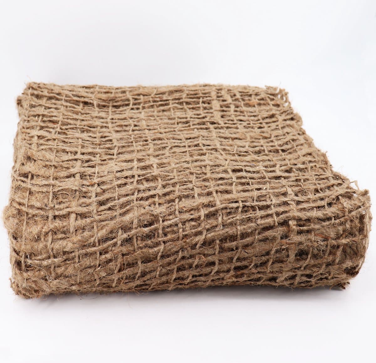 130m x 1,2m opvulmat, oevermat voor vijverfolie, juteweefsel 500g, 1,2m breed.