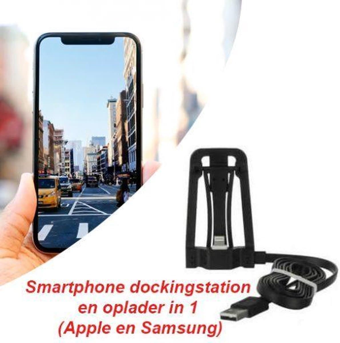Smartphone Dockingstation en Oplader in 1 voor iPhone