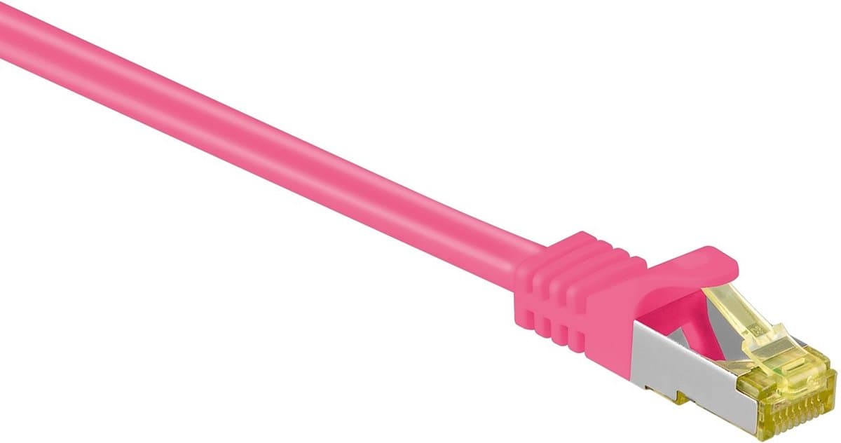 Wentronic 91596 - Netwerkkabel - RJ45 - 1.5 m - Magenta