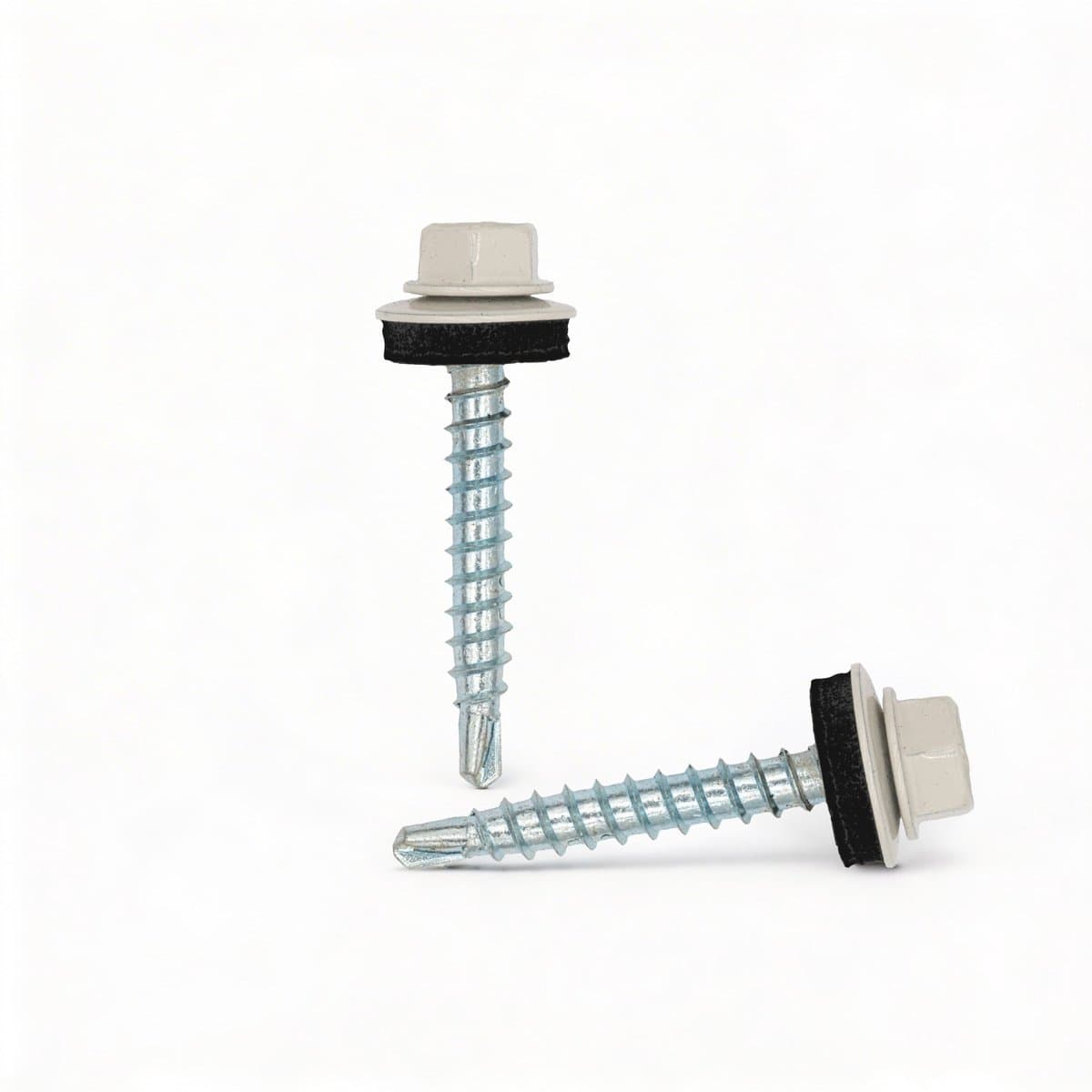 TWISTEC Zelfborende Dakschroeven 4,8 x 20 mm – Voor Plaatverbindingen – RAL 9002 Grijswit – 100 stuks