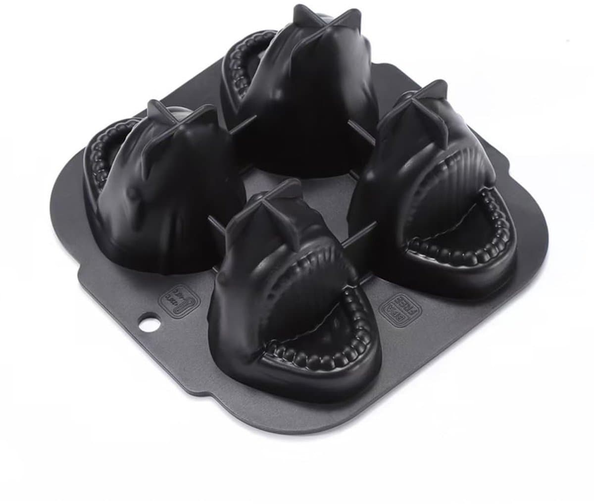 Inovra- Siliconen Mal Unieke Haaien/Pinguïns - IJsblokjesvorm met Deksel - Leuke Mallen voor Dranken - Vriezer Mould - Perfect voor Feestdecoratie