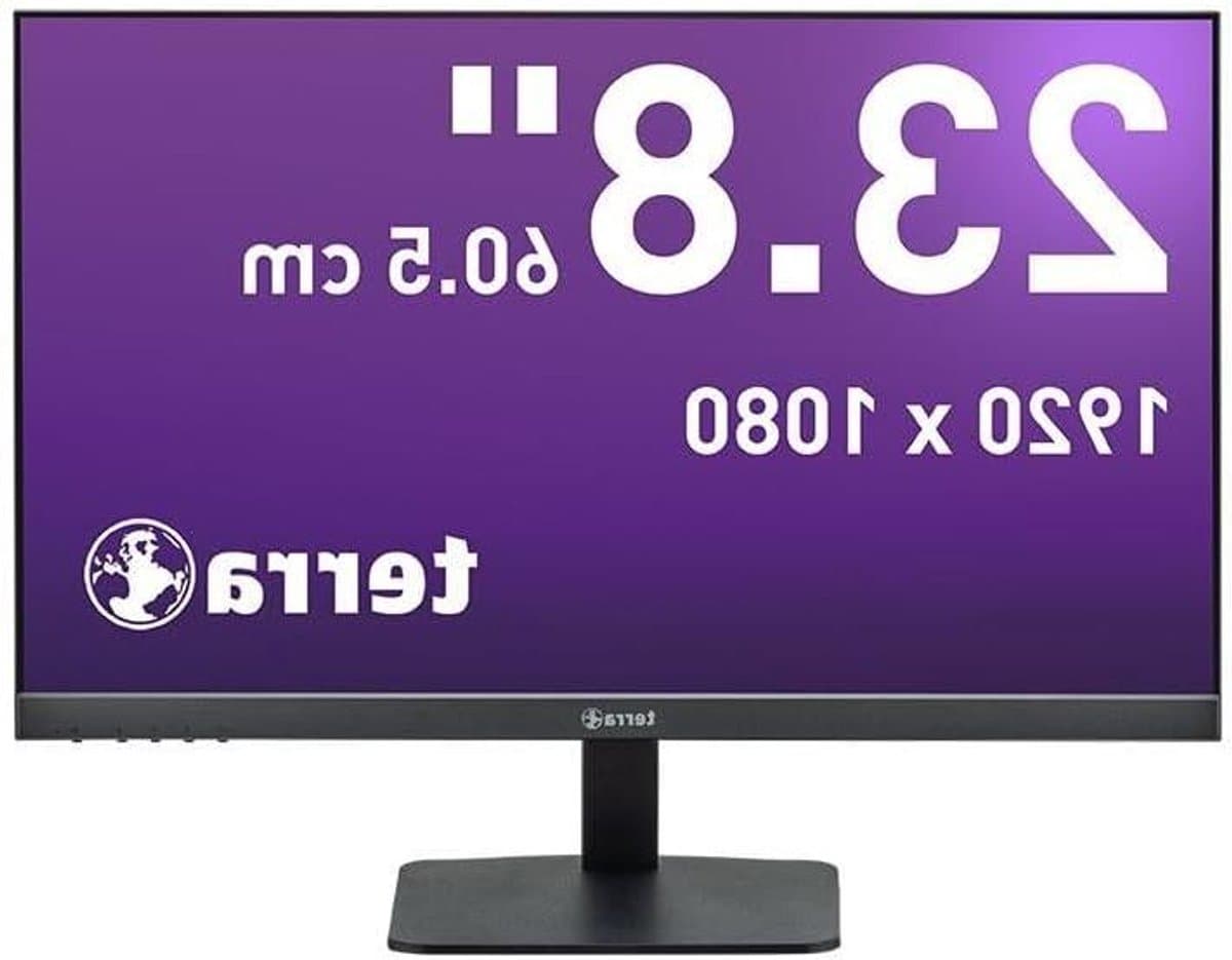 Monitor PC - Scherm Computer - Kantoor Werk - Full HD Resolutie - 605 cm - Zwart