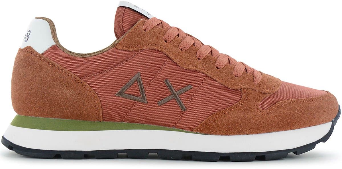 SUN68 Tom Solid - Heren Sneakers Schoenen Rood Z36101-36 , Maat: EU 43