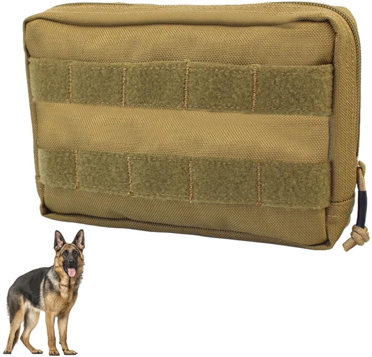 Dailygoods- Hond Harnas Lichtgewicht - 1000D Nylon - Molle-systeem - Opbergcompartimenten - Slijtvast - Sneldrogend - Hondentas