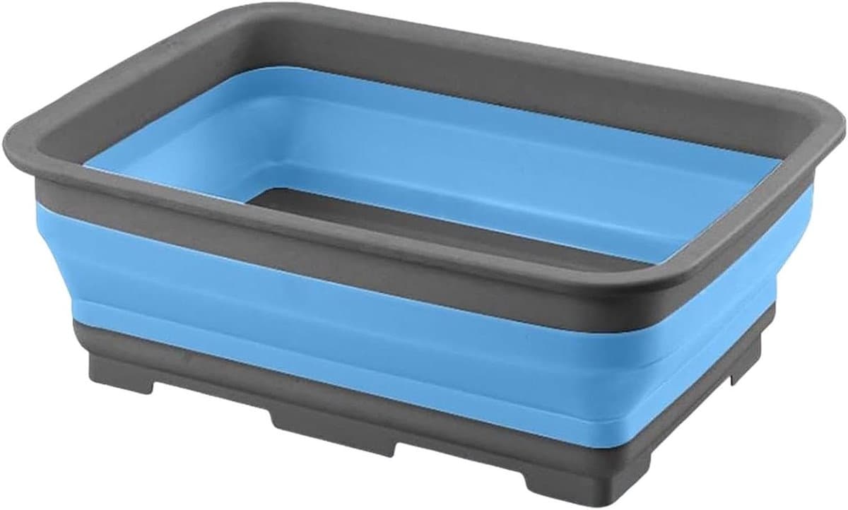 Zwembad Voetbad - Voetspoelbak Hottub - Hygiënisch Zwemmen - Opvouwbaar Draagbaar - 37x27x11.8cm - Grijs