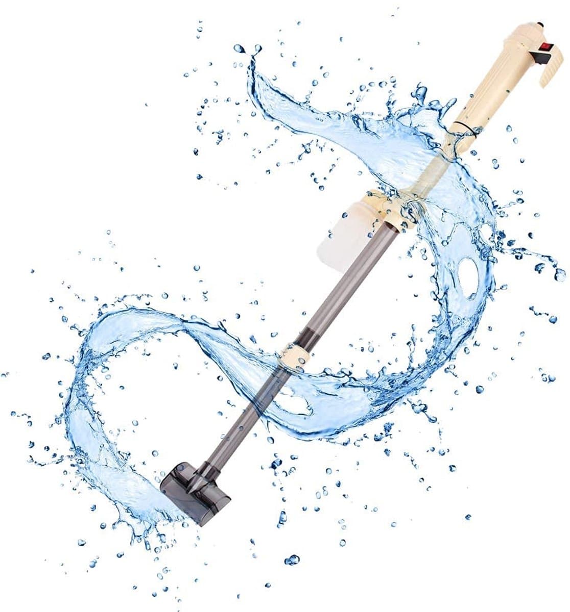 Dailygoods- Zandgrindreiniger Multifunctioneel - Aquarium Stofzuiger - Waterwissel Pomp - Vuilverwijdering - Milieuvriendelijk - Hoogwaardige ABS Kunststof - Aquariumstofzuiger