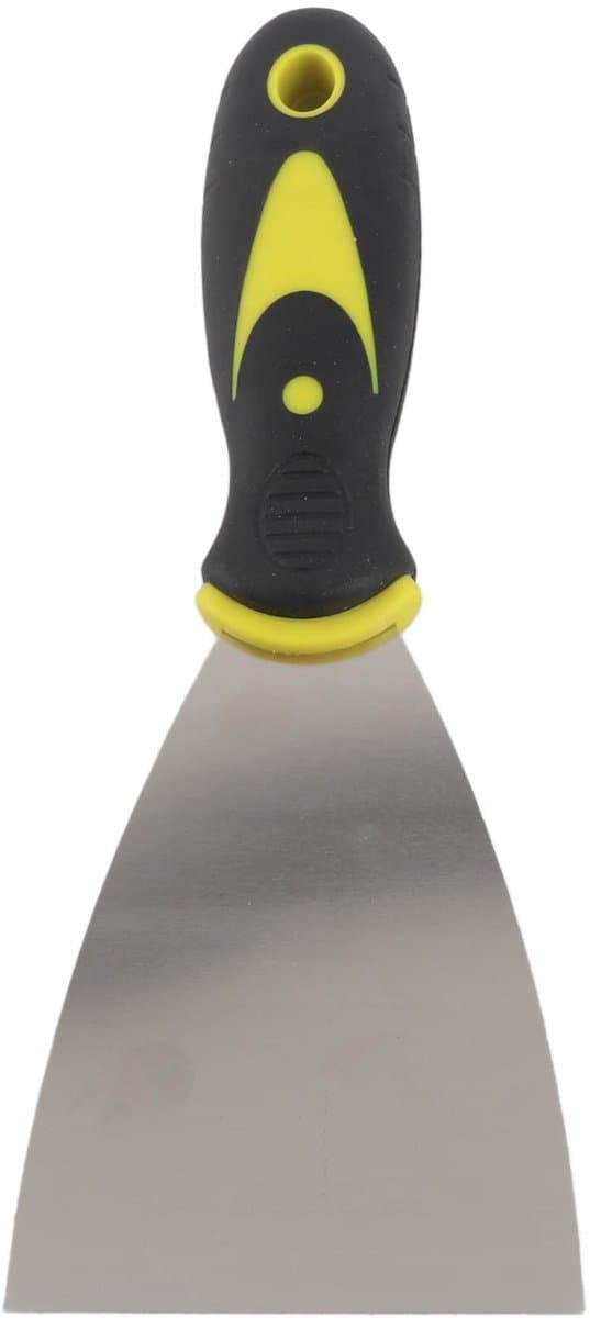 Dailygoods- Spatel Ergonomische Rubberen Handgreep - 3D Printer Gereedschap - Schraper - Roestvrij Staal - Veilig en Duurzaam - Afgeronde Randen