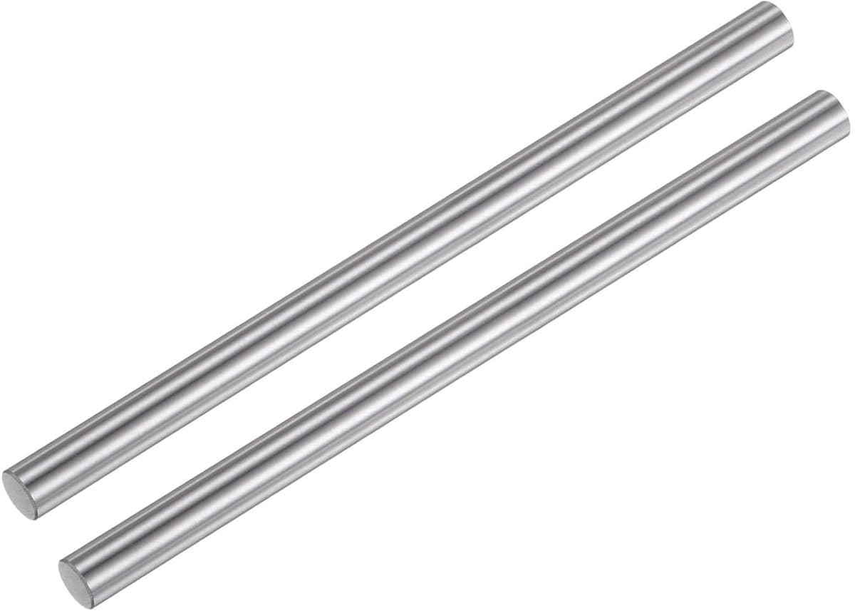 Lineaire bewegingsgeleidingsstang, 2 stuks, 8 mm x 150 mm (0,315 x 5,9 inch) voor 3D-printers en CNC-machines, metrische tolerantie H8, hardheid 53-62 HRC, Ra0,35 m