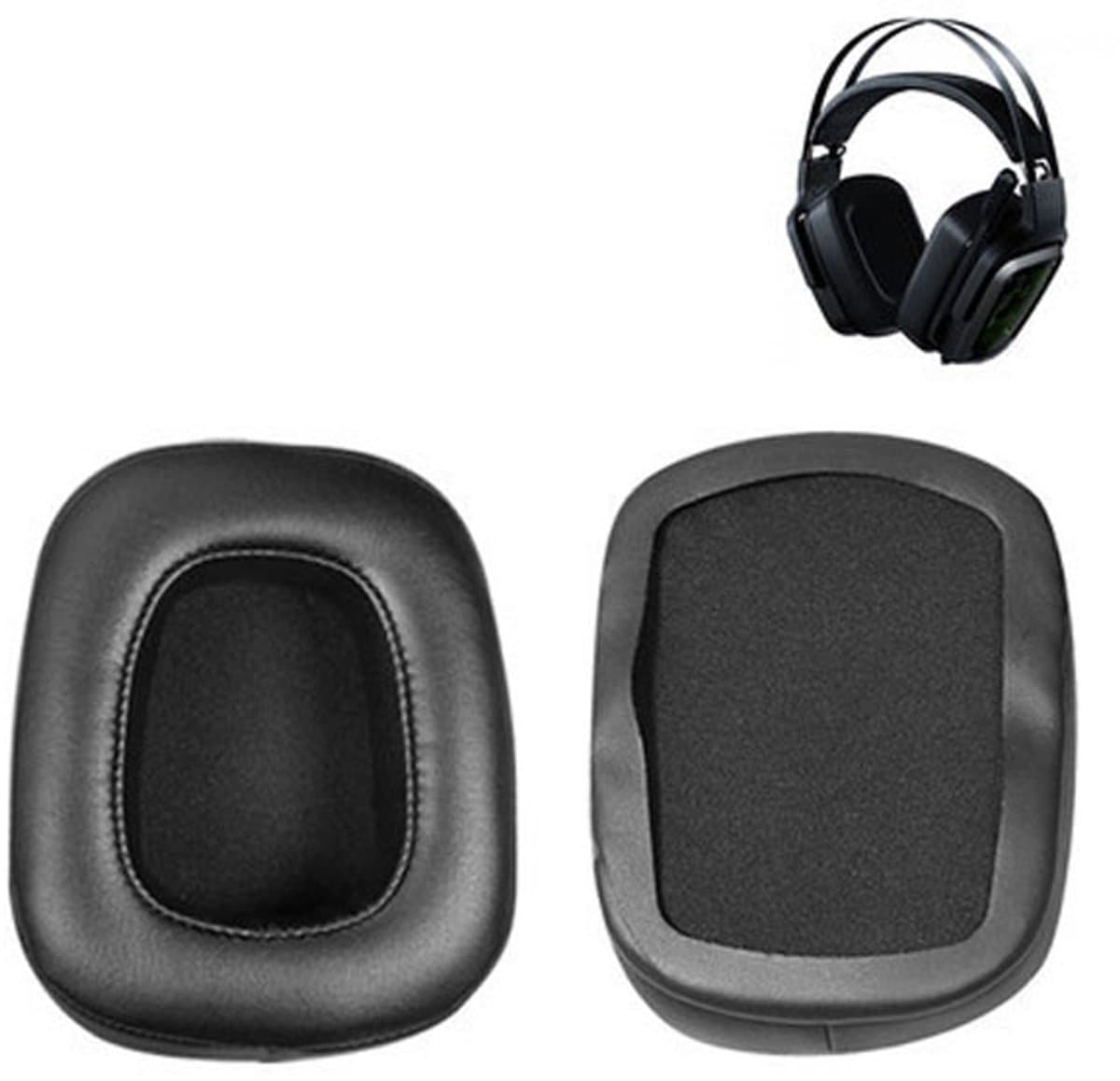 Universele oordopjes Geschikt voor Razer Tiamat V2 7.1/2.2 Bluetooth-koptelefoon - Zwart (zonder gesp)