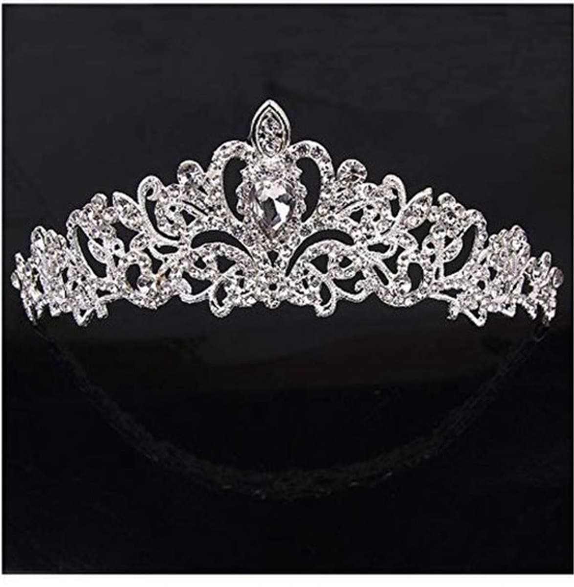 Jhubersproducts - Tiara voor bruidsmeisjes - Kristal diadeem - Elegant en charmant