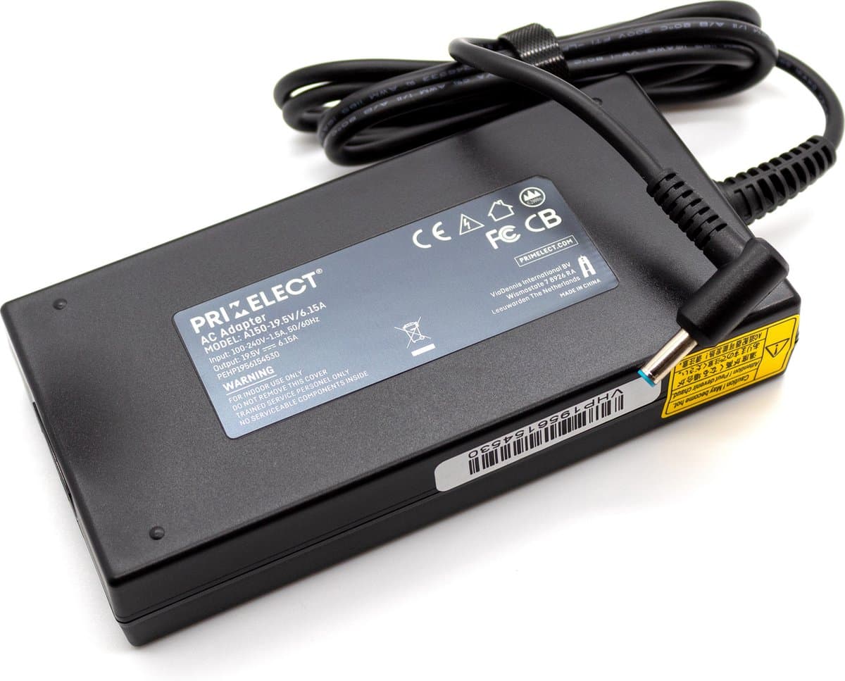 Laptop oplader 120W geschikt voor HP Pavilion Gaming 15-cx0998nf
