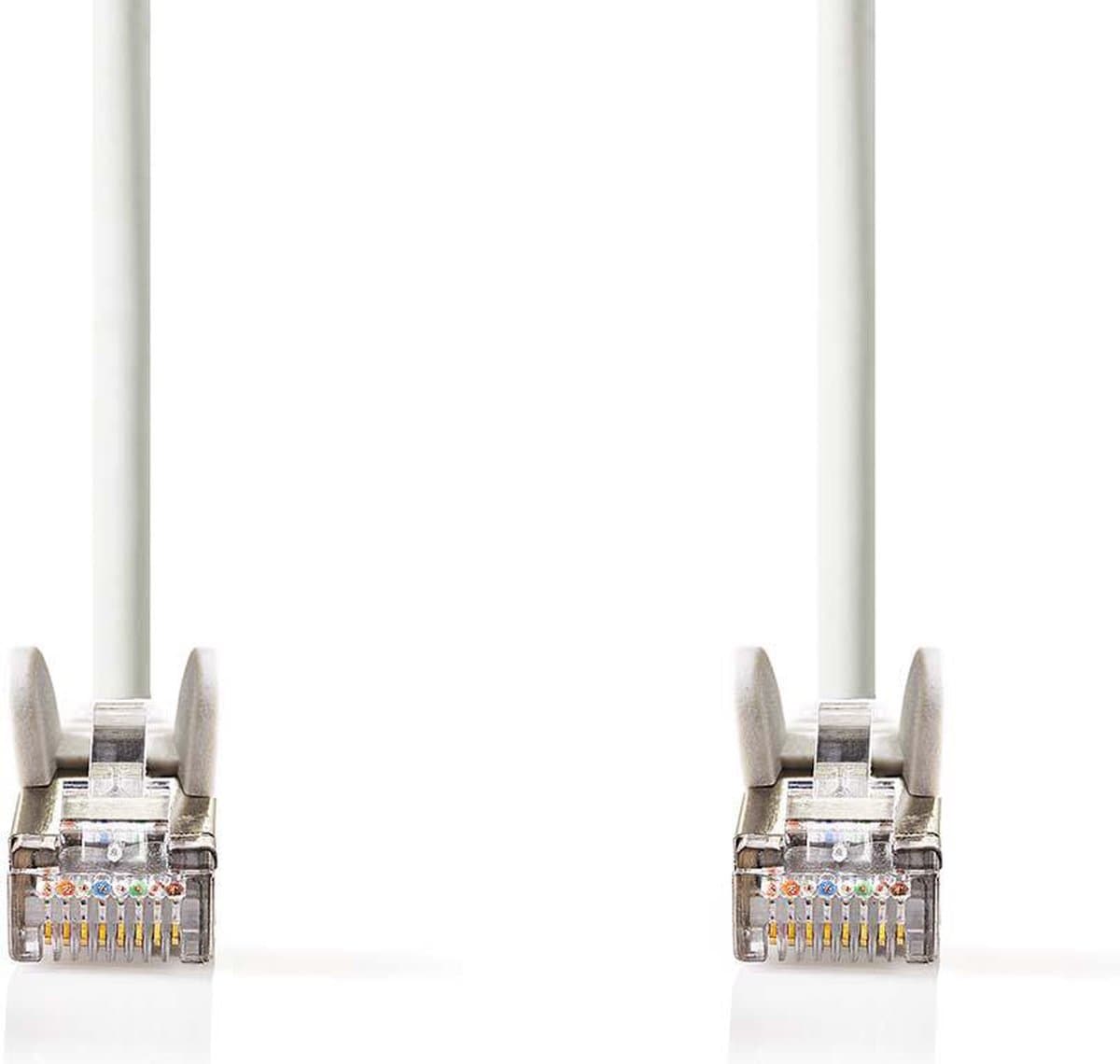 Nedis CAT5e Netwerkkabel - SF/UTP - RJ45 Male - RJ45 Male - 3.00 m - Rond - PVC - Wit - Envelop
