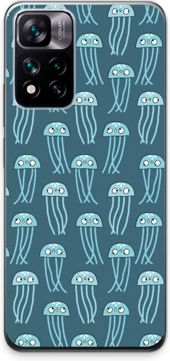 Case Company® - Hoesje geschikt voor Xiaomi 11i hoesje - Kwallie - Soft Cover Telefoonhoesje - Bescherming aan alle Kanten en Schermrand