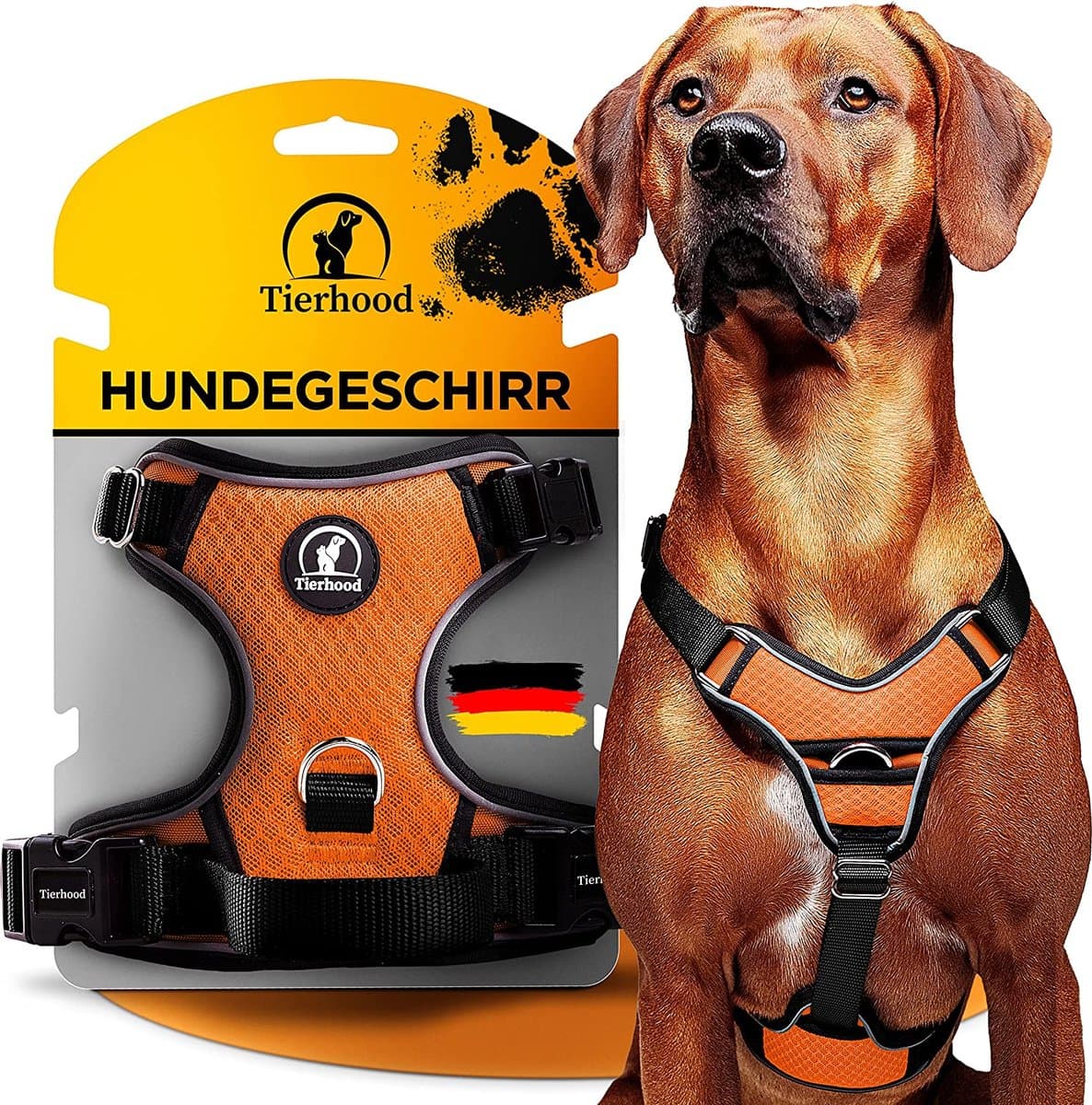 Tierhood - Hondentuigje - Harnas hond - Reflecterend
