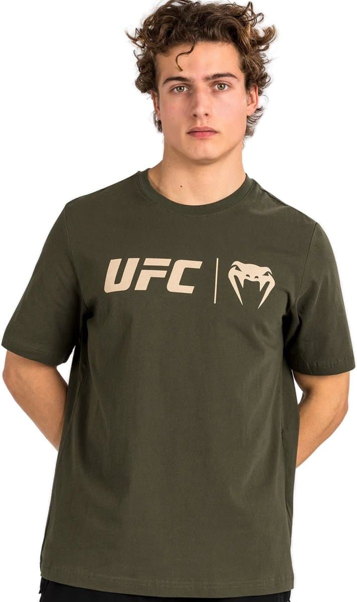 UFC Venum Classic T-Shirt Kaki Brons - XL