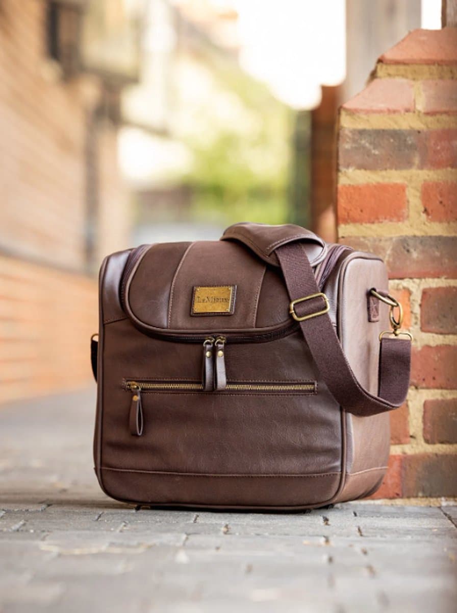 LeMieux PU Leder Tas Boot Bag Zwart