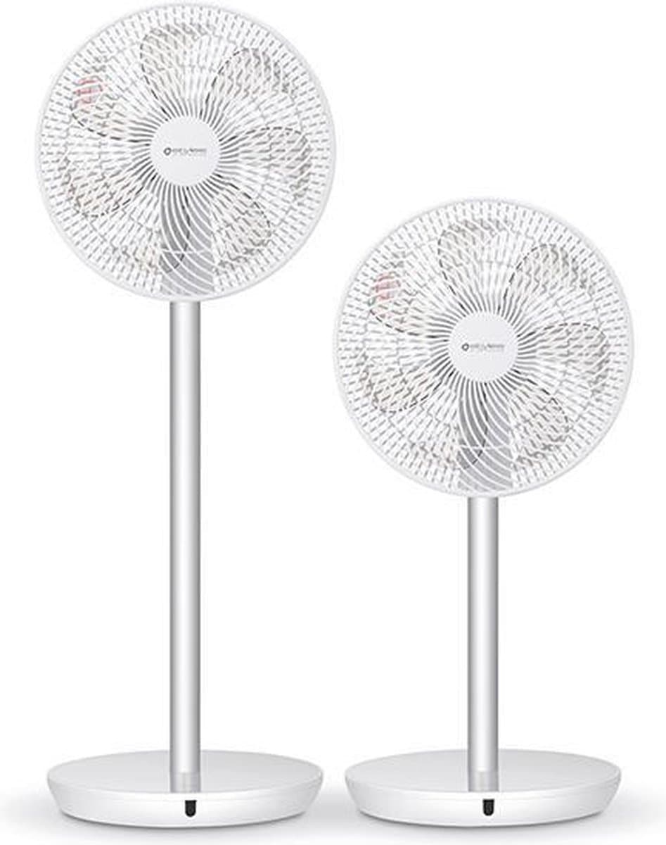 STYLIES Tukan - Tafel- en staanventilator in 1 - 2 poten inbegrepen 30cm + 60cm - wit