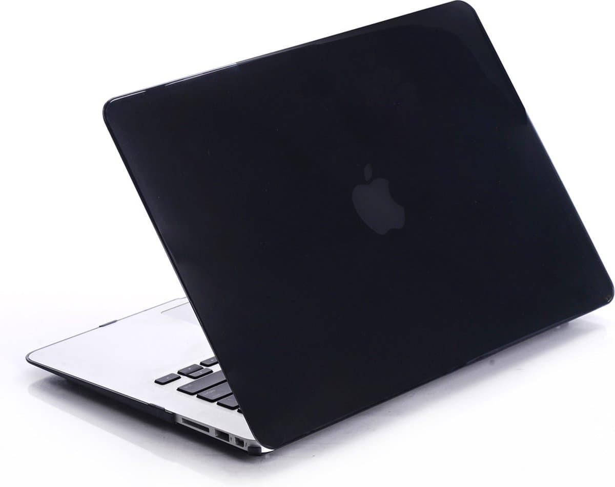 Lunso Geschikt voor MacBook Pro 13 inch (2012-2015) cover hoes - case - Glanzend Zwart