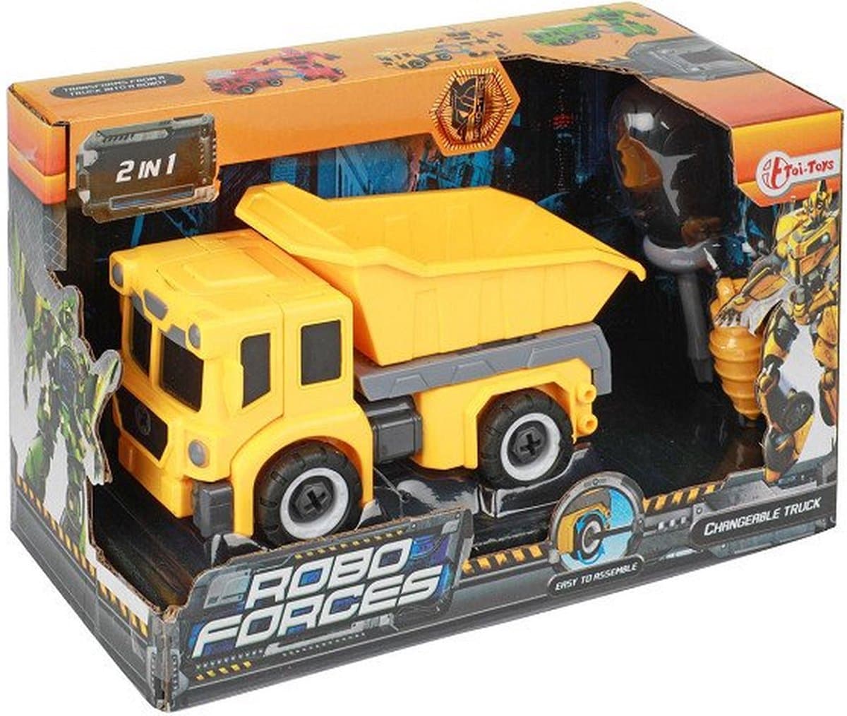Toi Toys Roboforces Veranderrobot Kiepwagen