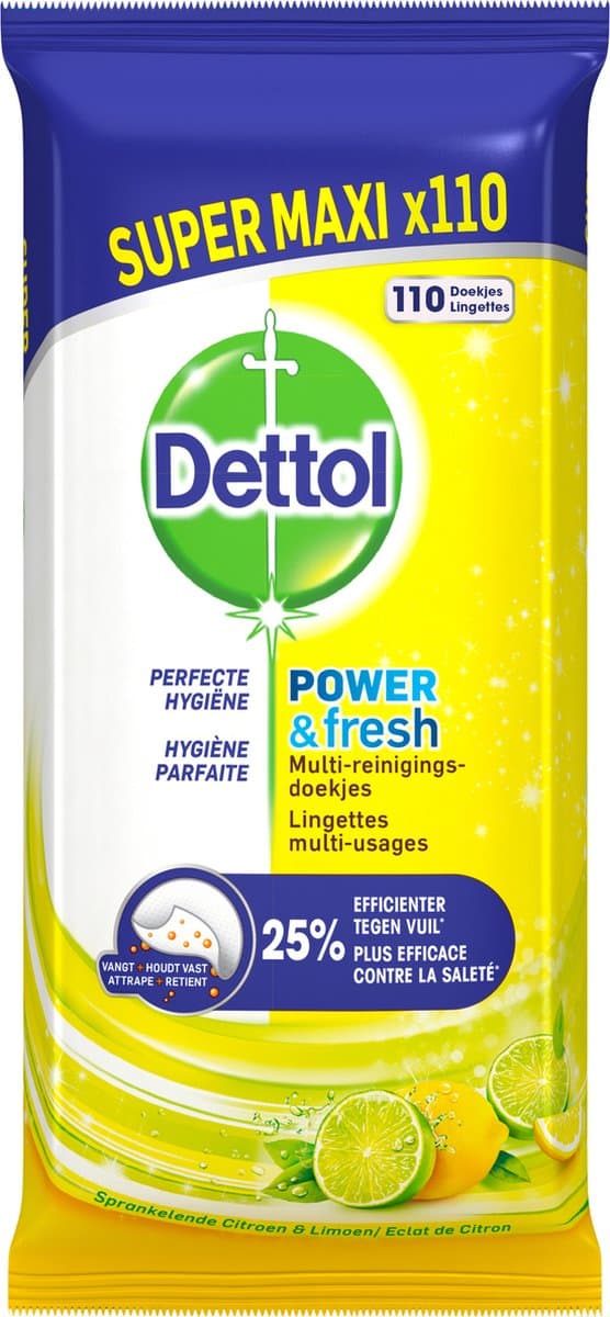 Dettol Reinigingsdoekjes Citrus 110 stuks