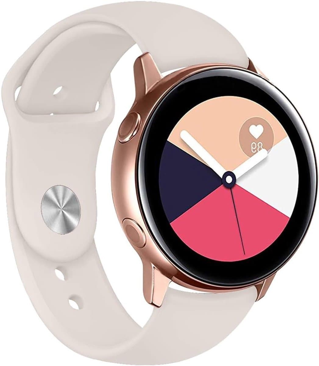 Siliconen Vervangband voor Sporthorloges 20mm - Geschikt voor Garmin D2 Air, Forerunner 55 en Vivomove Trend, Comfortabele en Duurzame Horlogeband