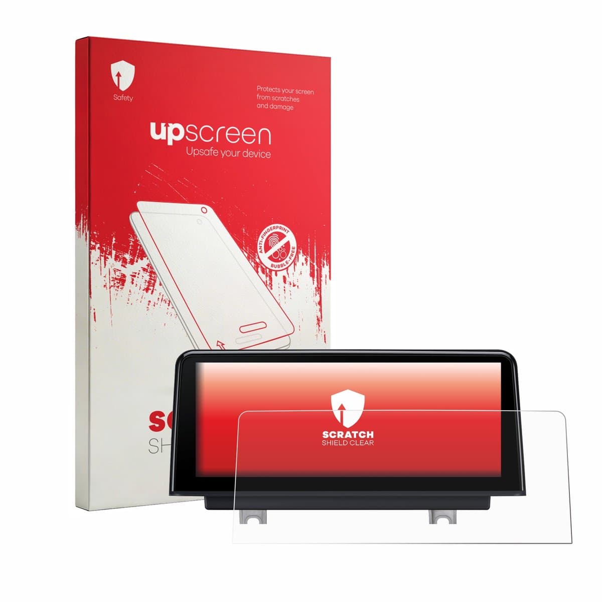 upscreen - Screenprotector voor Xtrons QBBH14NBTH - Folie Beschermfolie transparant