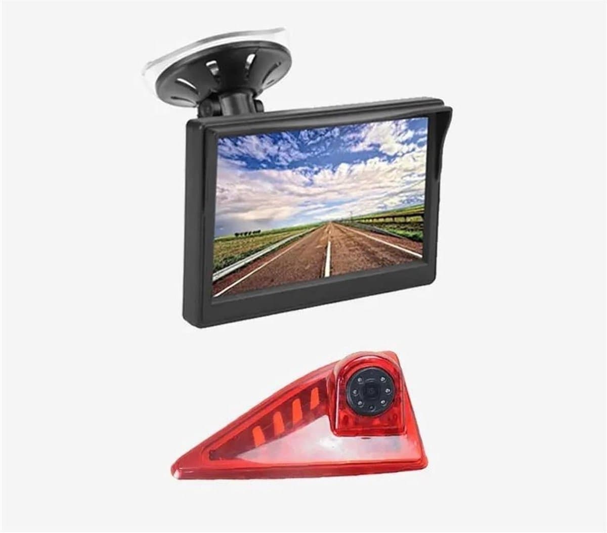 Achteruitrijcamera Set - Parkeerhulp Monitor - Veilig Parkeren - Waterdicht Nachtzicht - 5 Inch Scherm - Zwart