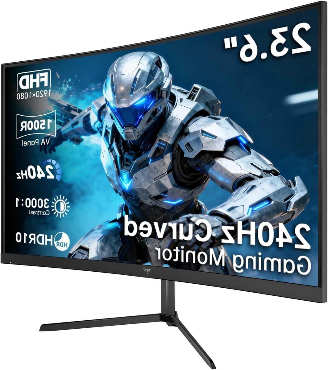 24 inch Monitor - QHD Scherm - Soepel Gamen - 240Hz Refresh Rate - 24 inch - Zwart