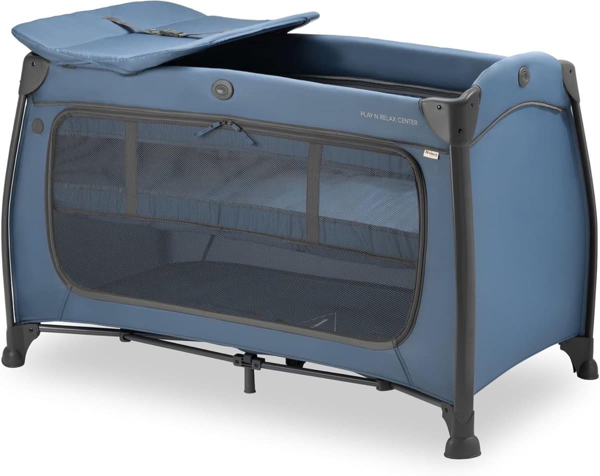 Reiswieg en Box voor Baby's 0-15kg met Aankleedkussen en XL-Opening