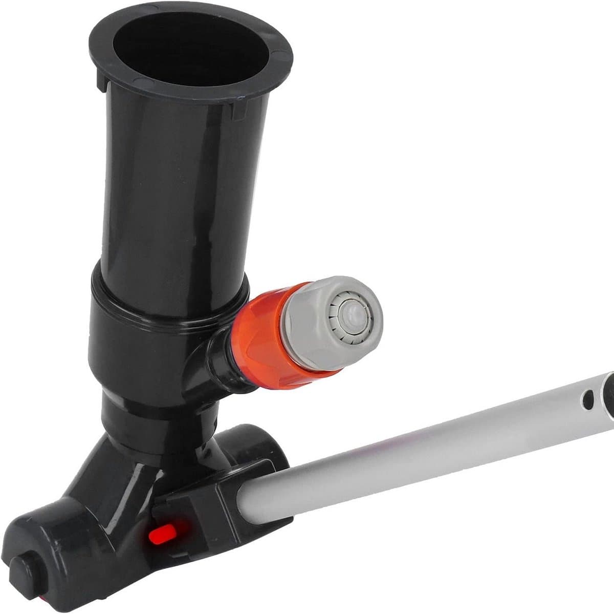 Bodemstofzuiger Zwembad - Reinigingsset Vijver - Water Oppervlak Reinigen - Inclusief 5-delige steel - 400 Gram - Zwart