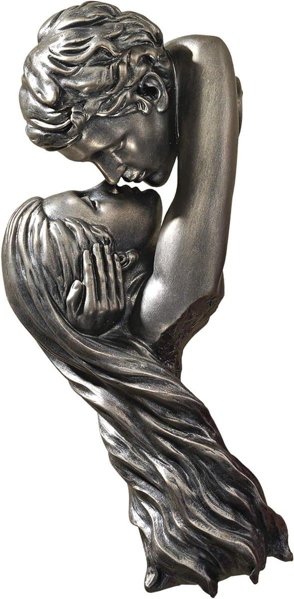 Wandsculptuur - Muurschildering Decoratie - Huis Verfraaien - Handgegoten Designerhars - Niet gespecificeerd - Brons
