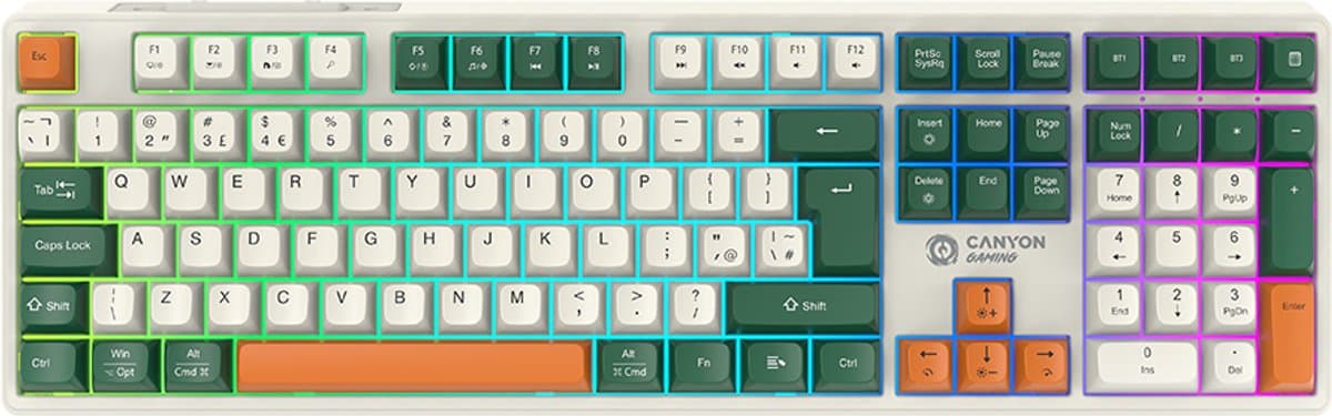 Canyon Shadder - Gaming Toetsenbord - Mechanisch - RGB - Draadloos