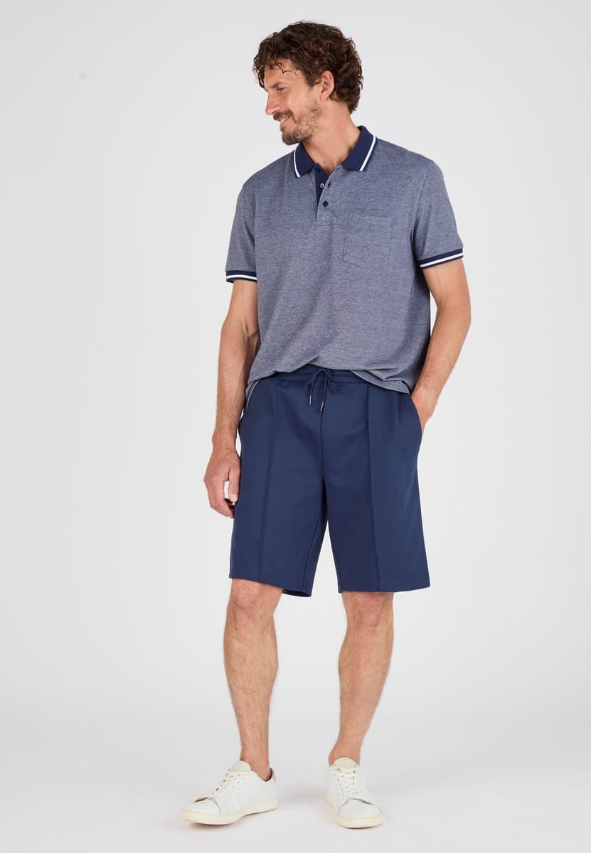 Damart - Short interlock mesh - Heren - Blauw - XL