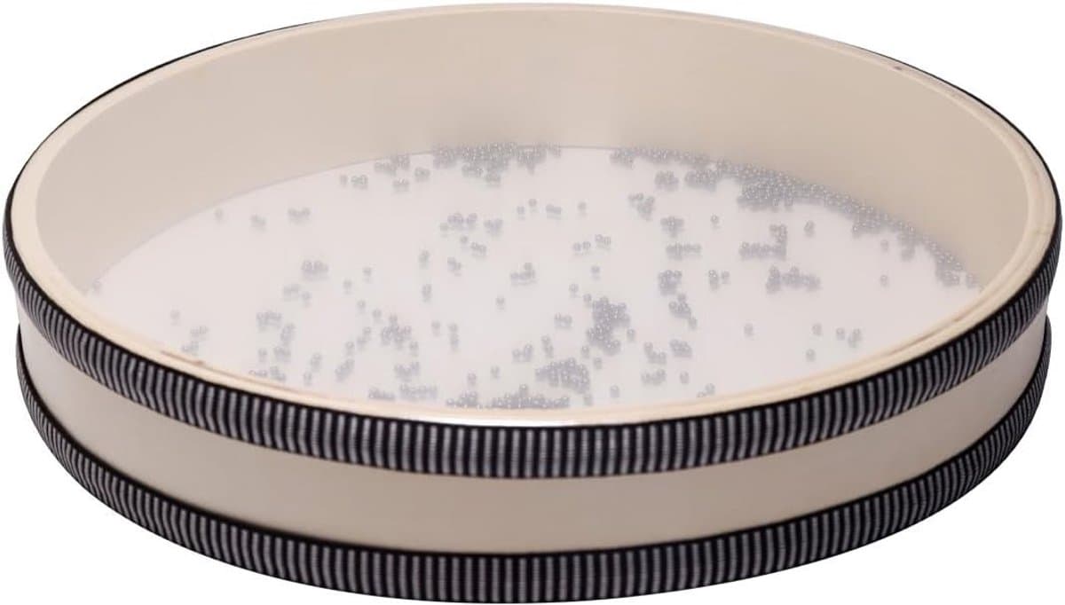 MK Stoer -Ocean Drums - Meditatie - Ontspanning - Natuurlijke kleuren - Regentrommels - Stressverlichting - Geluidsinstrumenten - Genezing - Volwassenen - 10 inch