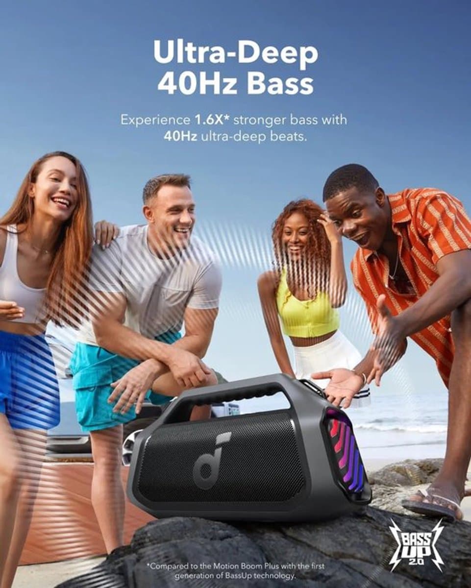 Draagbare Outdoor Speaker – Bluetooth Speaker – Waterdichte Speaker – Mobiele Speaker – RGB Verlichting – 140 Watt – IPX7 Waterdicht